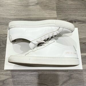Common Projects White Original Achilles Low Sneakers